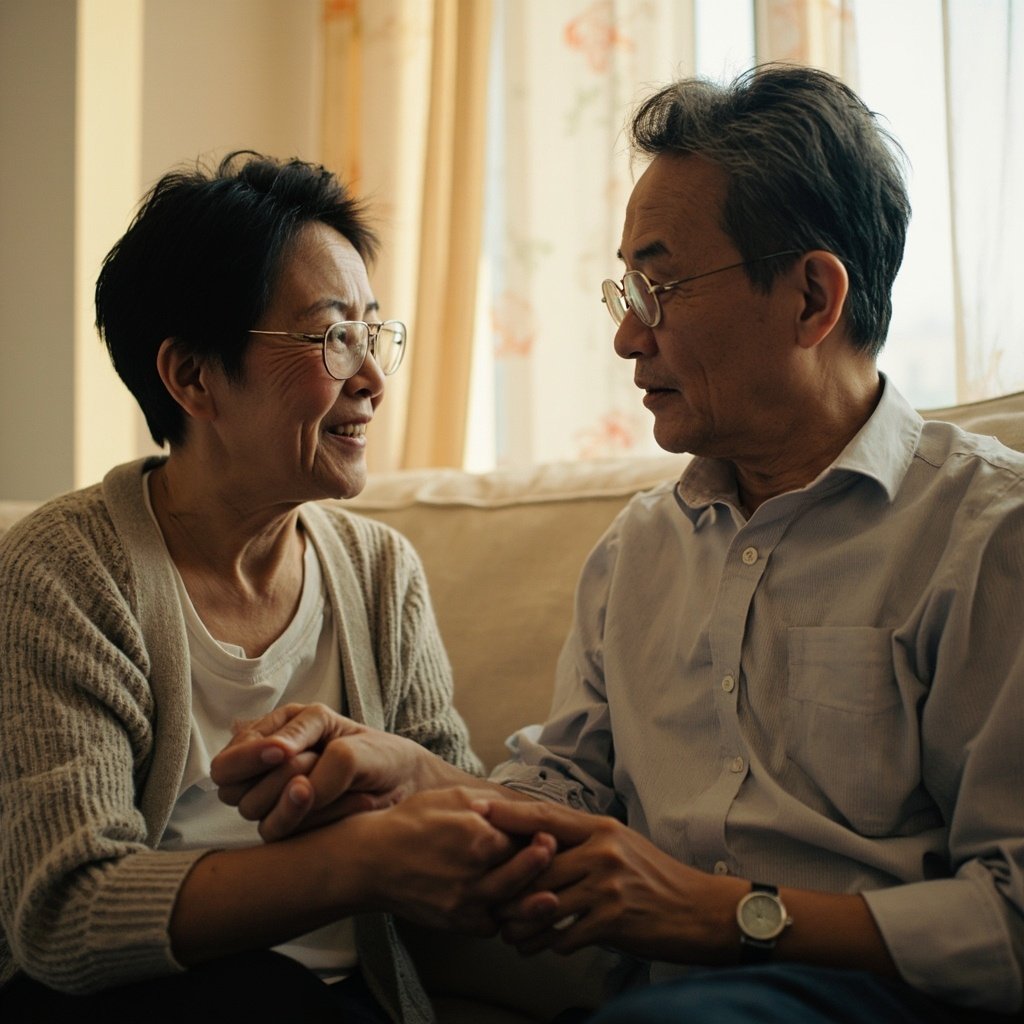 專業人員講解預設醫療指示